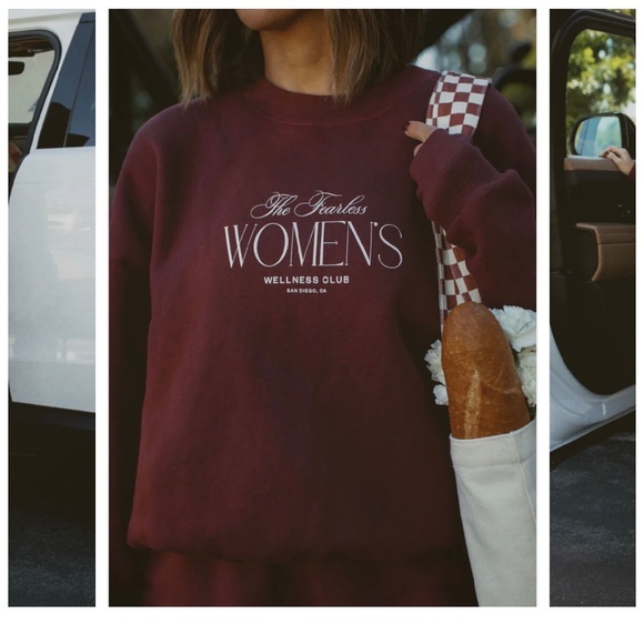 Tan Lines Wellness Club Sweatshirt 💫 - Picture 1 of 3